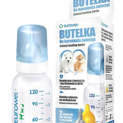 Eurowet Butelka ze smoczkiem do karmienia zwierząt 120ml