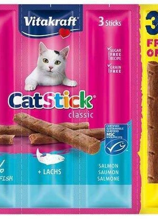 Vitakraft Cat Stick Classic łosoś 4szt (3+1 gratis)