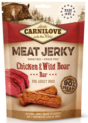 Carnilove Dog Jerky Chicken & Wild Boar Bar - kurczak i dzik 100g