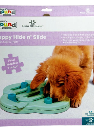 Nina Ottosson Puppy Hide 'N Slide Green - gra edukacyjna [69538]