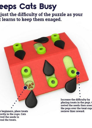 Nina Ottosson Cat Melon Madness Puzzle & Play - gra edukacyjna dla kotów