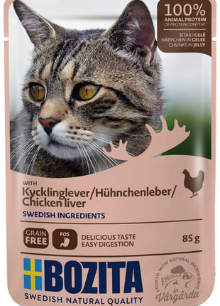 Bozita Cat Wątróbka kurczaka w galaretce saszetka 85g