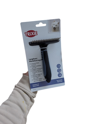 Grzebień metalowy Trixie do długich włosów