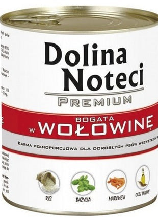 Dolina Noteci Premium Pies Wołowina puszka 800g
