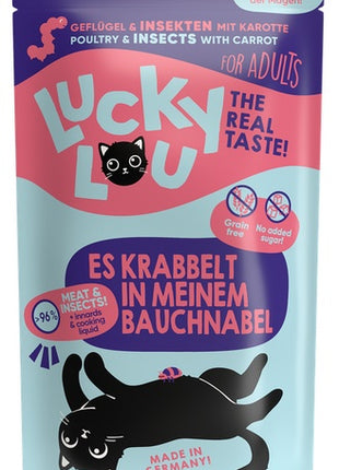 Lucky Lou Lifestage Adult Drób i owady saszetka 125g