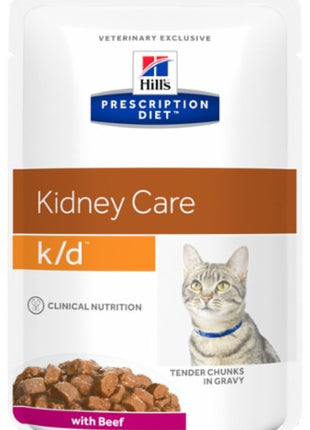 Hill's Prescription Diet k/d Feline Wołowina saszetka 85g