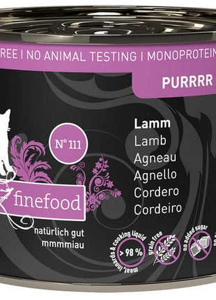 Catz Finefood Purrrr N.111 Jagnięcina puszka 200g