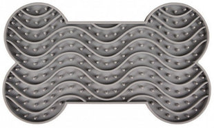 Flamingo Lick Pad Mata antystresowa L szara