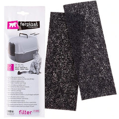 Ferplast L 135 Filtr węglowy do toalet dla kotów [93431017]