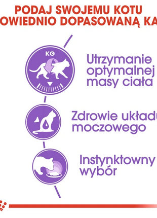 Royal Canin Sterilised w galaretce karma mokra dla kotów dorosłych, sterylizowanych saszetka 85g