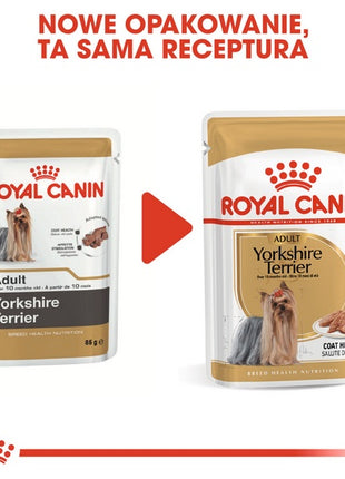 Royal Canin Yorkshire Terrier Adult karma mokra - pasztet, dla psów dorosłych rasy yorkshire terrier saszetka 85g