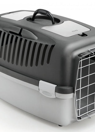 Stefanplast Transporter Gulliver 2 metalowe drzwi szary [97211]