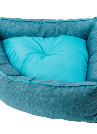 Diversa Legowisko Corner M turkus-niebieski