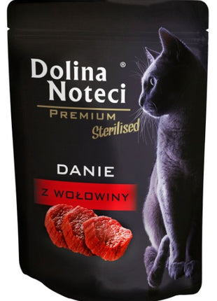 Dolina Noteci Premium Kot Sterilised Danie z wołowiny saszetka 85g