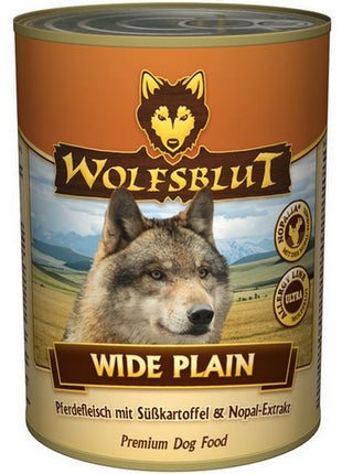 Wolfsblut Dog Wide Plain - konina i bataty puszka 395g
