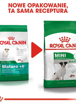 Royal Canin Mini Adult 8+ karma sucha dla psów starszych od 8 do 12 roku życia, ras małych 2kg