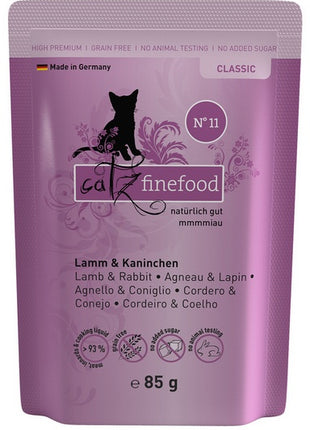 Catz Finefood Classic N.11 Jagnięcina i Królik saszetka 85g