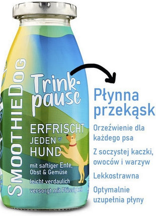 SmoothieDog Płynna przekąska - kaczka 250ml