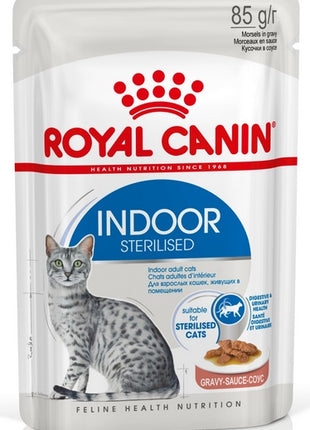 Royal Canin Indoor Sterilised sos karma mokra dla kotów dorosłych sterylizowanych, przebywających w domu saszetka 85g