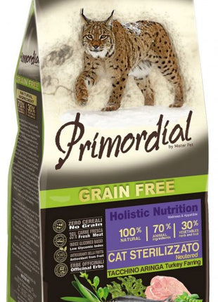 Primordial Cat Grain Free Sterilized Turkey & Herring 2kg