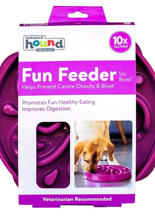 Outward Hound Fun Feeder Miska spowalniająca fioletowa [51003]