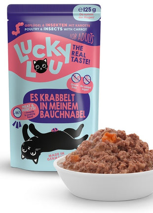 Lucky Lou Lifestage Adult Drób i owady saszetka 125g