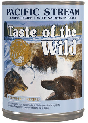 Taste of the Wild Pacific Stream Canine z mięsem z łososia puszka 390g
