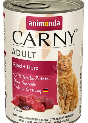 Animonda Carny Adult Wołowina + Serca puszka 400g