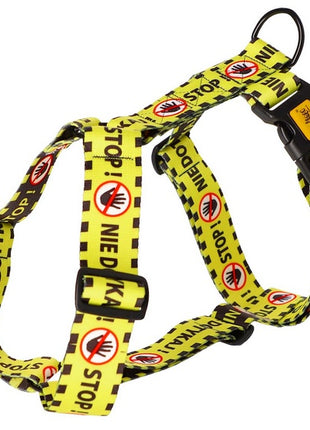 Dingo Szelki dwupaskowe Guard City - Nie Dotykaj rozmiar L