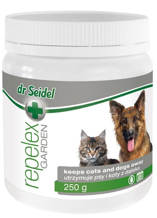 Dr Seidel Repelex Garden (Ogród) - Preparat utrzymujący psy i koty z daleka - 250g