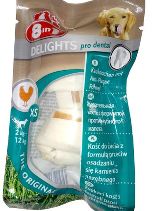 8in1 Dental Delights Bones XS