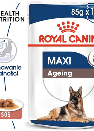 Royal Canin Maxi Ageing 8+ karma mokra w sosie dla psów dojrzałych, po 8 roku życia, ras dużych saszetka 140g
