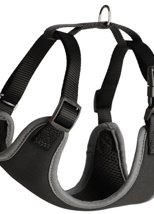 Dingo Szelki bezuciskowe z dwupaskową regulacją S czarne