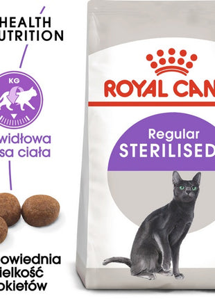 Royal Canin Sterilised karma sucha dla kotów dorosłych, sterylizowanych 10kg