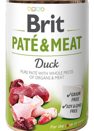 Brit Pate & Meat Dog Duck puszka 400g