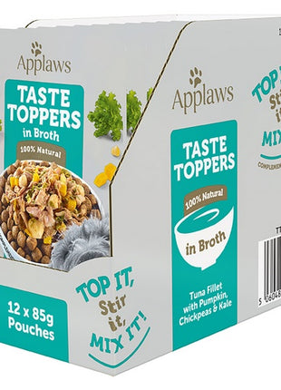 Applaws Taste Toppers Saszetka dla psa - tuńczyk, dynia i ciecierzyca w sosie 85g