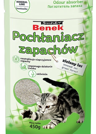 Super Benek Pochłaniacz zapachów - zielony las 0,45kg