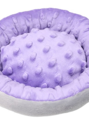 MIMIKO Pets Legowisko okrągłe mini 20cm wrzosowe