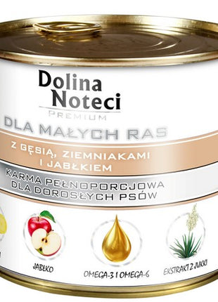 Dolina Noteci Premium Pies Mały Gęś, ziemniaki i jabłko puszka 185g