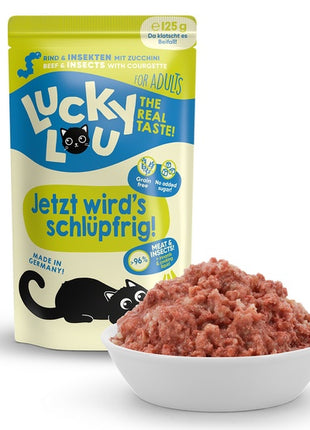 Lucky Lou Lifestage Adult Wołowina i owady saszetka 125g