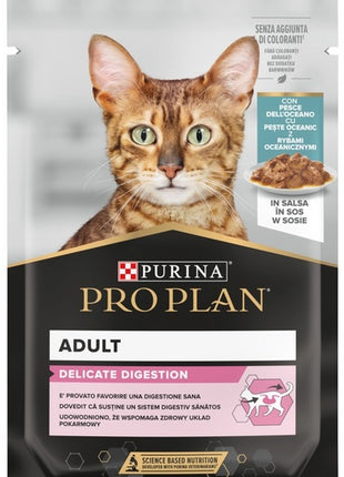 Purina Pro Plan Cat Delicate ryba oceaniczna saszetka 85g