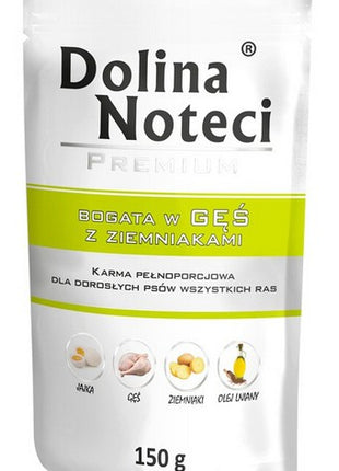 Dolina Noteci Premium Pies Gęś i ziemniaki saszetka 150g