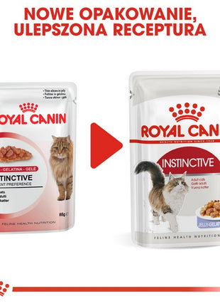 Royal Canin Instinctive w galaretce karma mokra dla kotów dorosłych, wybrednych saszetka 85g