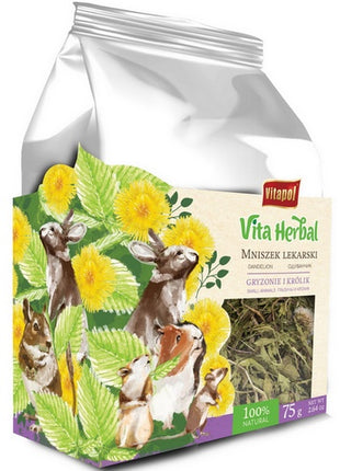 Vitapol Vita Herbal Mniszek lekarski ziele dla gryzoni i królika 75g