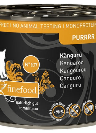 Catz Finefood Pure (Purrrr N.107) Kangur puszka 200g