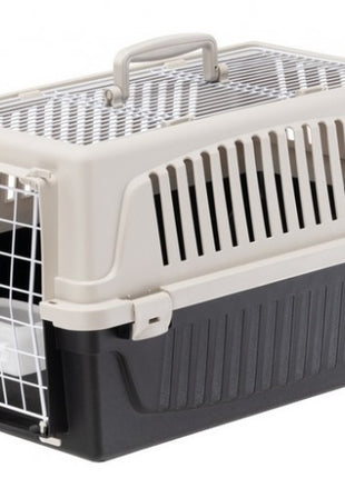 Ferplast Atlas 20 Open - transporter z otwieranym sufitem beżowo-czarny [73016099]