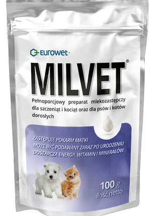 Milvet Preparat mlekozastępczy dla szczeniąt i kociąt 100g