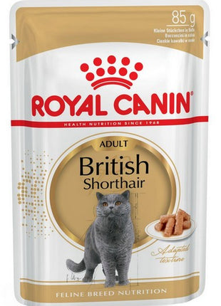 Royal Canin British Shorthair karma mokra w sosie dla kotów dorosłych rasy brytyjski krótkowłosy saszetka 85g