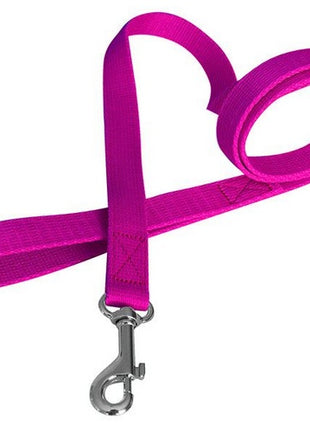 CHABA Smycz taśma gładka 20mm/130cm fuksja