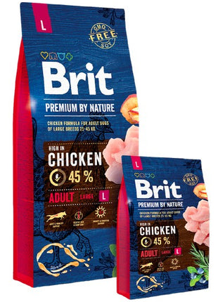 Brit Premium By Nature Adult L Large 3kg